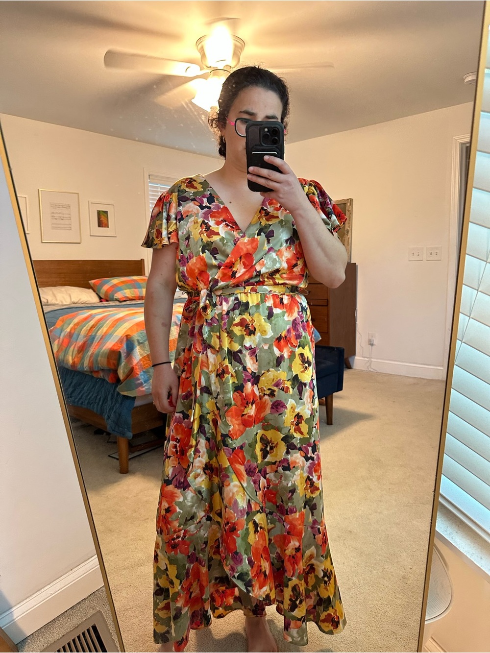 Floral Midi Nicole Miller Dress